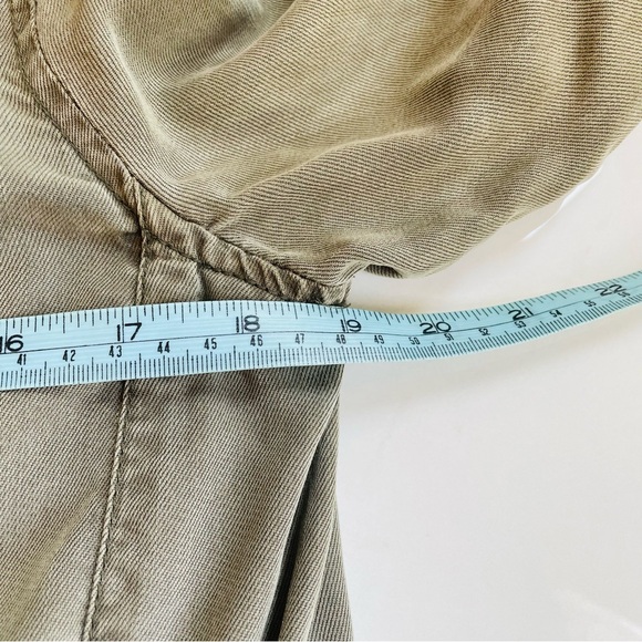 Max Jeans Army Green Military Style Sherpa Lined Utility Jacket Small Removable - Picture 10 of 11